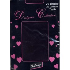 Goldenlegs 70 Denier Opaque Tights in Black
